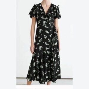 & Other Stories:  Floral Dress Size 8